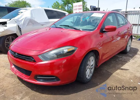 2014 Dodge Dart Sxt from USA, damaged, VIN 1C3CDFBB6ED742250